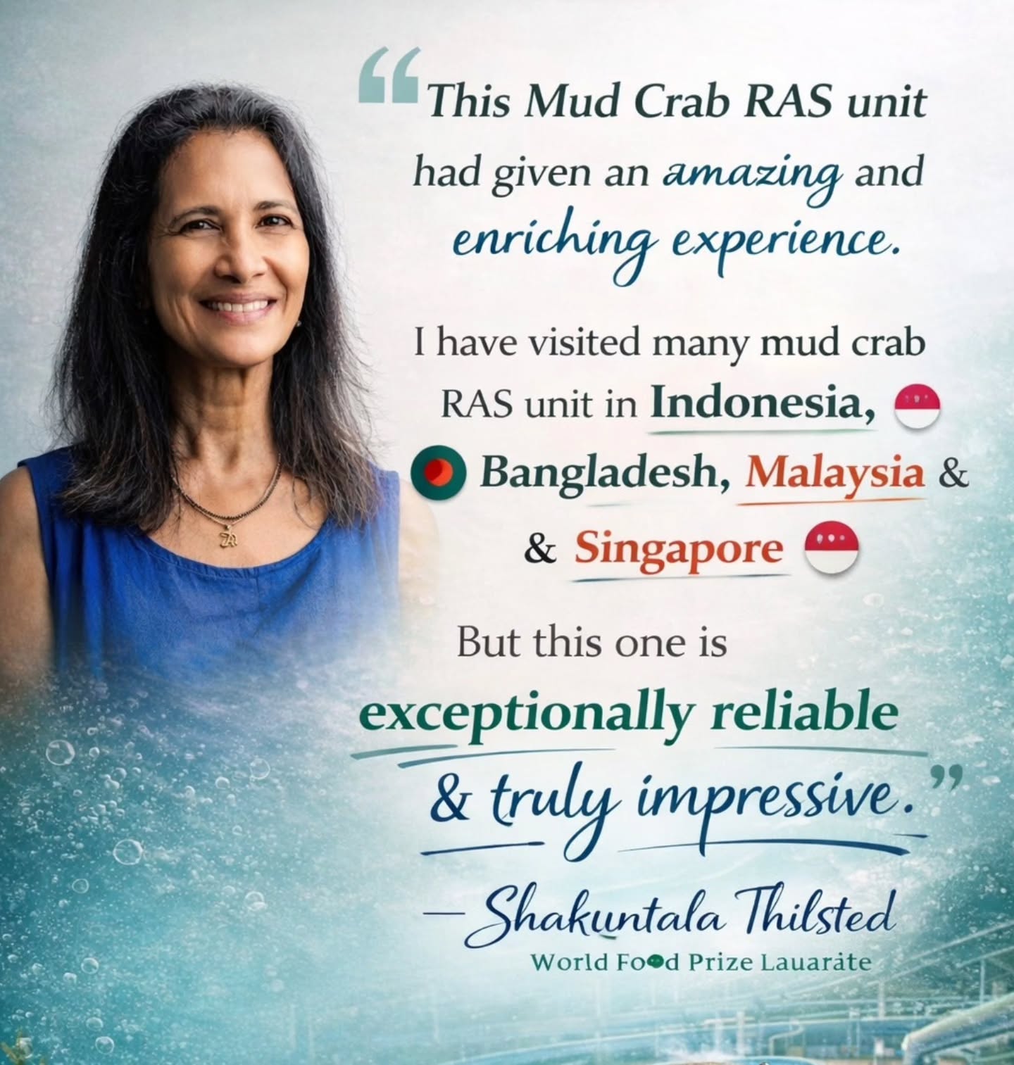Dr. Shakuntala Thilsted endorsement quote graphic